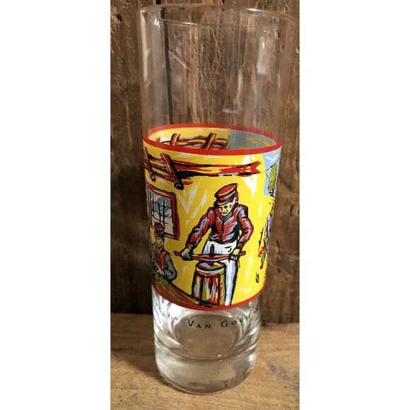 Tall Bourbon Drinking Glass Wild Appel Glass by Vincent Van Gogh Spirits Barware - Picture 3 of 6